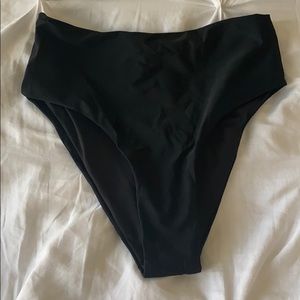 Small Black High Waisted Bikini Bottom